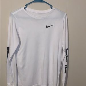 White nike long sleeve